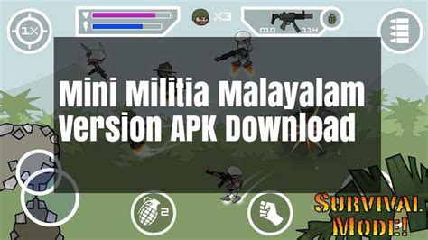 mini militia malayalam mod v2.2.19 download|‎Mini Militia .